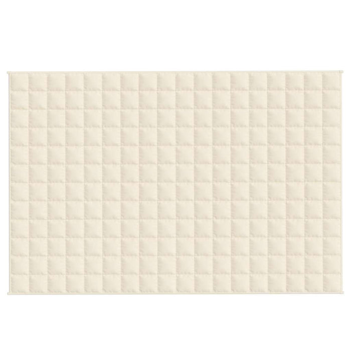 Coperta Ponderata Crema Chiaro 120x180 cm 9 kg Tessuto 350807