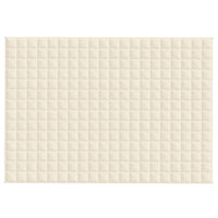 Coperta Ponderata Crema Chiaro 138x200 cm 10 kg Tessuto 350809