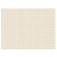 Coperta Ponderata Crema Chiaro 150x200 cm 7 kg Tessuto 350810