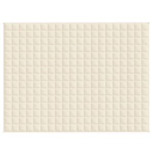 Coperta Ponderata Crema Chiaro 150x200 cm 11 kg Tessuto cod mxl 68448