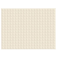 Coperta Ponderata Crema Chiaro 150x200 cm 11 kg Tessuto 350811