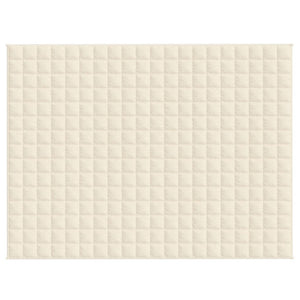 Coperta Ponderata Crema Chiaro 150x200 cm 11 kg Tessuto 350811