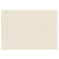 Coperta Ponderata Crema Chiaro 155x220 cm 7 kg Tessuto 350812