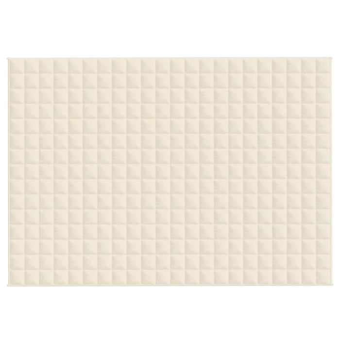 Coperta Ponderata Crema Chiaro 155x220 cm 7 kg Tessutocod mxl 127736