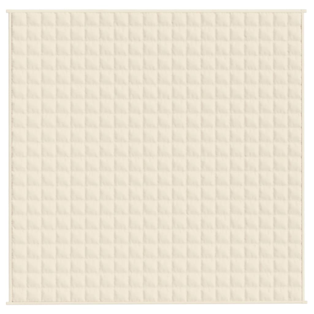 Coperta Ponderata Crema Chiaro 200x200 cm 13 kg Tessutocod mxl 105455