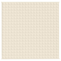 Coperta Ponderata Crema Chiaro 200x200 cm 13 kg Tessutocod mxl 105455