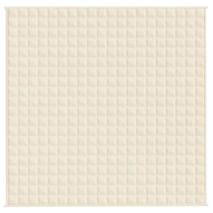 Coperta Ponderata Crema Chiaro 200x200 cm 13 kg Tessutocod mxl 105455