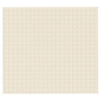 Coperta Ponderata Crema Chiaro 200x225 cm 9 kg Tessuto 350816