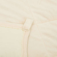 Coperta Ponderata Crema Chiaro 200x225 cm 9 kg Tessuto 350816