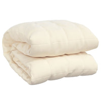 Coperta Ponderata Crema Chiaro 200x225 cm 13 kg Tessuto 350817