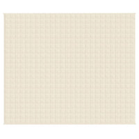 Coperta Ponderata Crema Chiaro 220x260 cm 11 kg Tessuto 350820