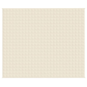 Coperta Ponderata Crema Chiaro 220x260 cm 15 kg Tessuto 350821