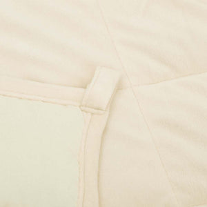 Coperta Ponderata Crema Chiaro 220x260 cm 15 kg Tessuto 350821