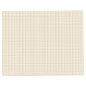 Coperta Ponderata Crema Chiaro 235x290 cm 11 kg Tessuto 350822