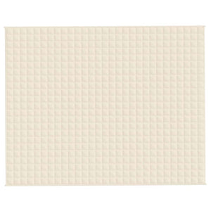 Coperta Ponderata Crema Chiaro 235x290 cm 15 kg Tessuto 350823