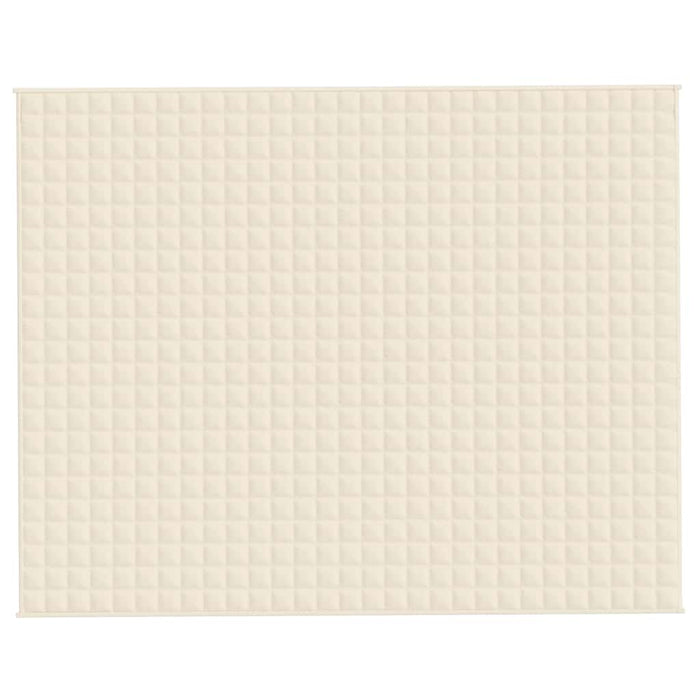 Coperta Ponderata Crema Chiaro 235x290 cm 15 kg Tessuto 350823