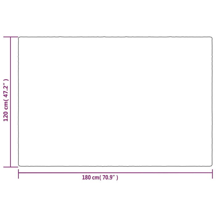 Coperta Ponderata con Copertura Grigia 120x180 cm 5 kg Tessuto cod mxl 71125