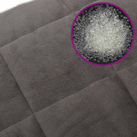 Coperta Ponderata con Copertura Grigia 120x180 cm 5 kg Tessuto 350824