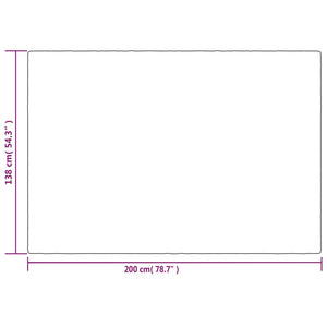 Coperta Ponderata con Copertura Grigia 138x200 cm 10 kg Tessuto 350827