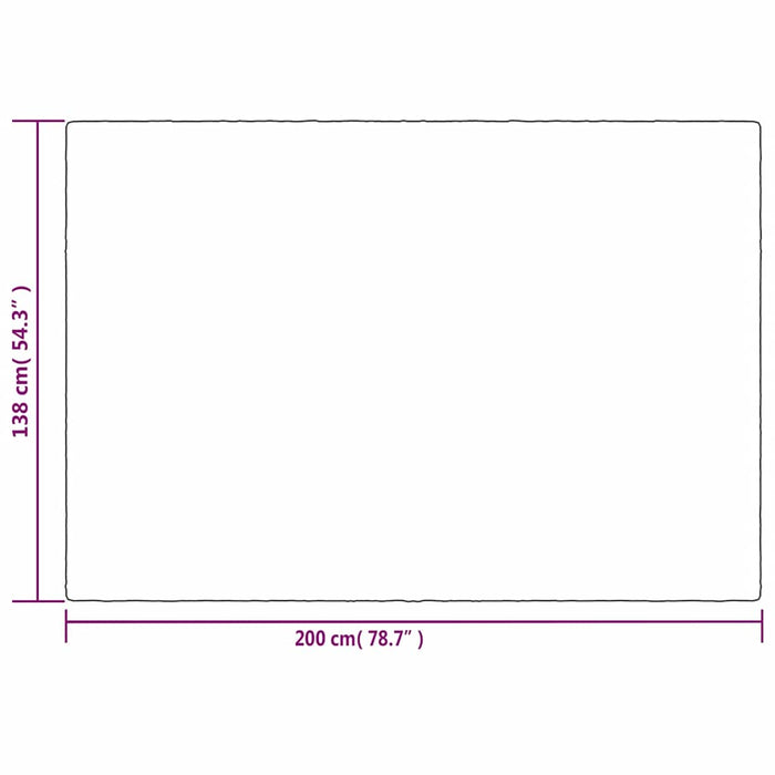 Coperta Ponderata con Copertura Grigia 138x200 cm 10 kg Tessuto 350827