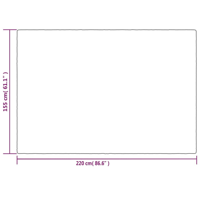 Coperta Ponderata con Copertura Grigia 155x220 cm 7 kg Tessuto cod mxl 71126