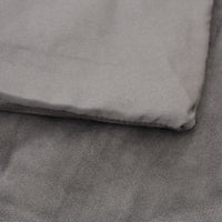 Coperta Ponderata con Copertura Grigia 200x200 cm 13 kg Tessuto 350833