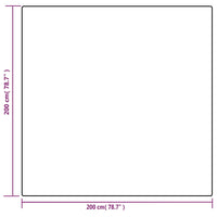 Coperta Ponderata con Copertura Grigia 200x200 cm 13 kg Tessuto cod mxl 71157