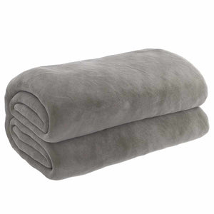 Coperta Ponderata con Copertura Grigio 200x225 cm 13 kg Tessuto 350835
