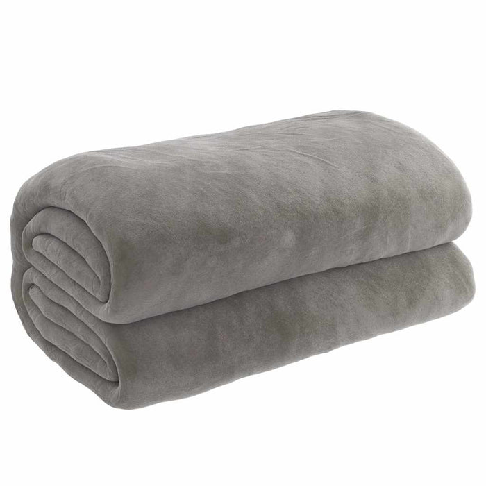 Coperta Ponderata con Copertura Grigio 200x225 cm 13 kg Tessuto 350835
