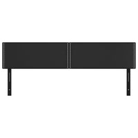 Testiera 2 pz Nero 90x5x78/88 cm in Similpelle 351177