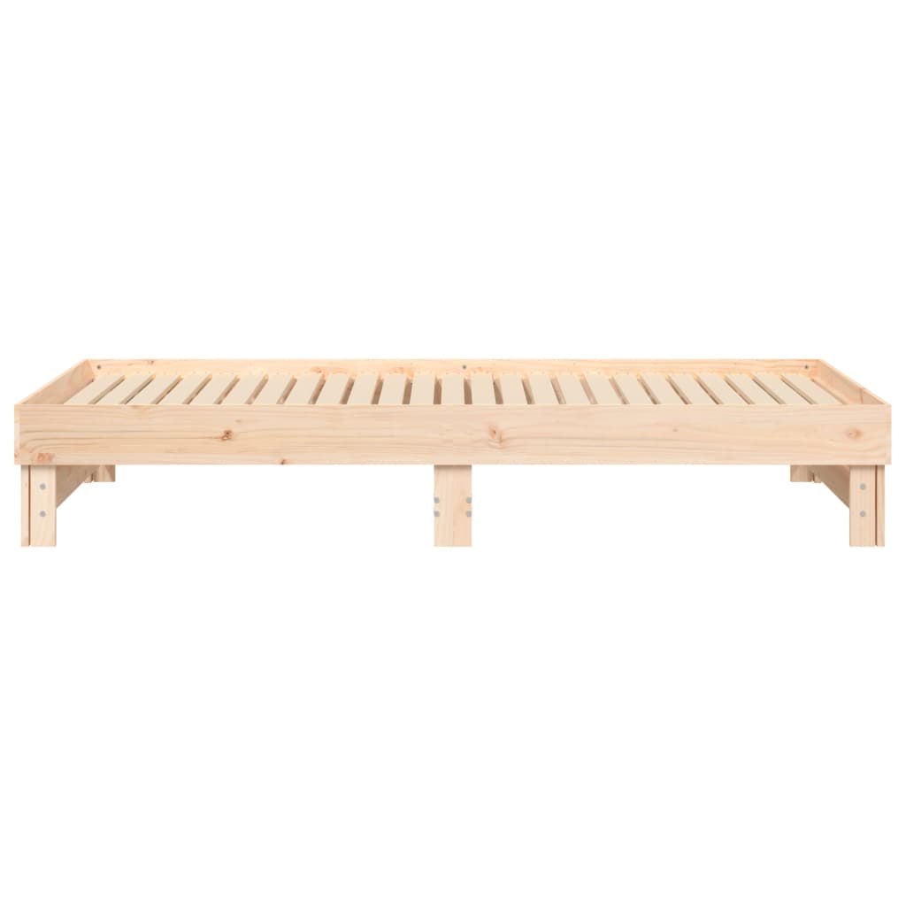 Dormeuse Estraibile 2x(90x200) cm Legno Massello di Pino 823379