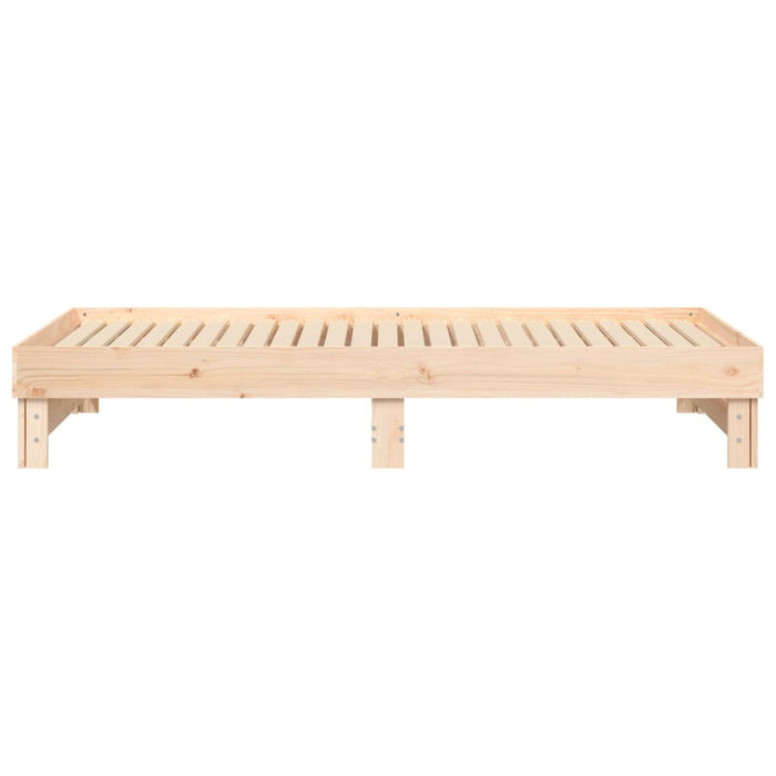 Dormeuse Estraibile 2x(90x200) cm Legno Massello di Pino 823379