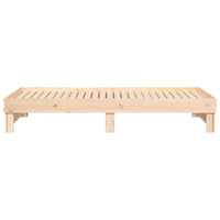 Dormeuse Estraibile 2x(90x200) cm Legno Massello di Pino cod mxl 57579