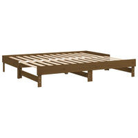Dormeuse Estraibile Ambra 2x(80x200) cm Legno Massello di Pino