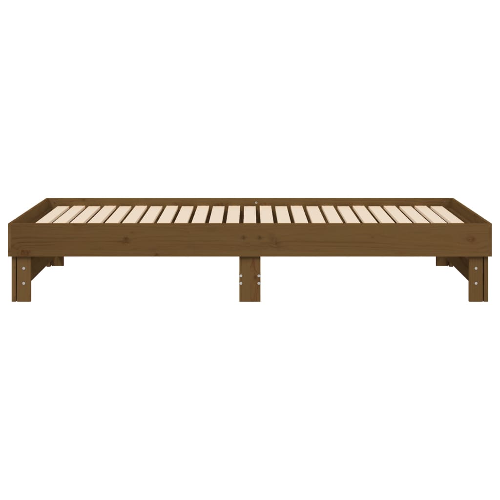 Dormeuse Estraibile Ambra 2x(80x200) cm Legno Massello di Pino 823387