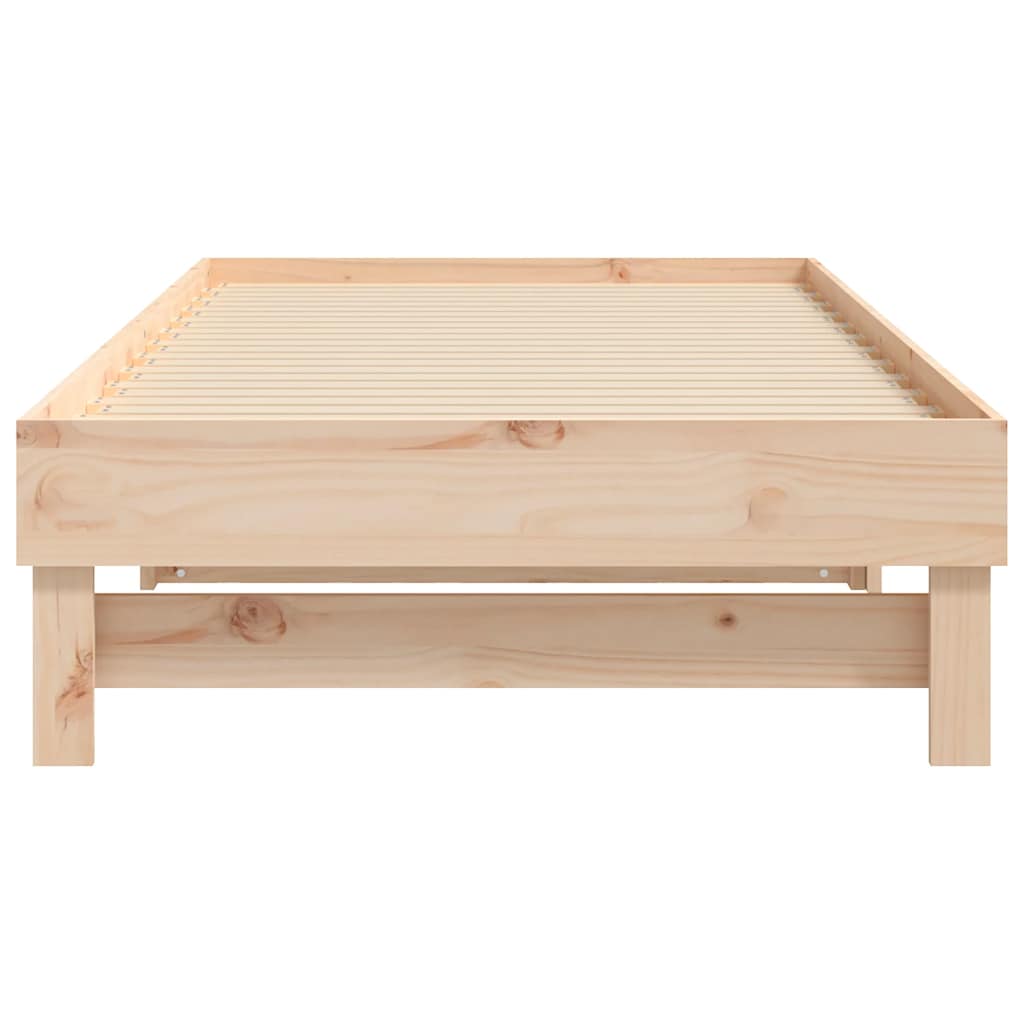 Dormeuse Estraibile 2x(90x190) cm Legno Massello di Pino 823389
