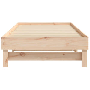 Dormeuse Estraibile 2x(90x190) cm Legno Massello di Pino 823389
