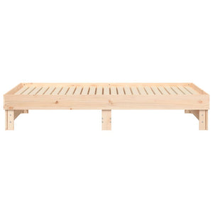 Dormeuse Estraibile 2x(90x190) cm Legno Massello di Pino 823389