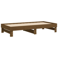 Dormeuse Estraibile Ambra 2x(75x190) cm Legno Massello di Pino 823397