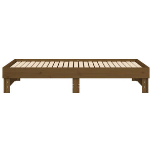 Dormeuse Estraibile Ambra 2x(75x190) cm Legno Massello di Pino 823397