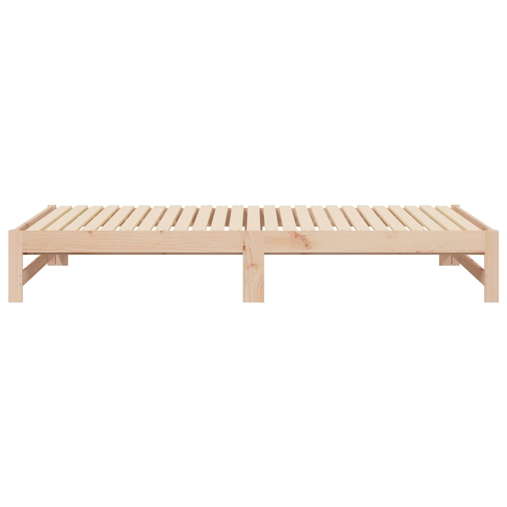Dormeuse Estraibile 2x(90x200) cm Legno Massello di Pino cod mxl 59086