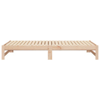Dormeuse Estraibile 2x(90x200) cm Legno Massello di Pino cod mxl 59086