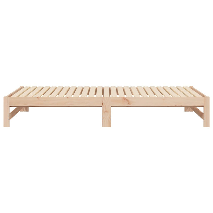 Dormeuse Estraibile 2x(90x200) cm Legno Massello di Pino 823404