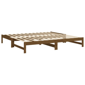 Dormeuse Estraibile Ambra 2x(80x200) cm Legno Massello di Pino 823412