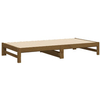 Dormeuse Estraibile Ambra 2x(80x200) cm Legno Massello di Pino 823412