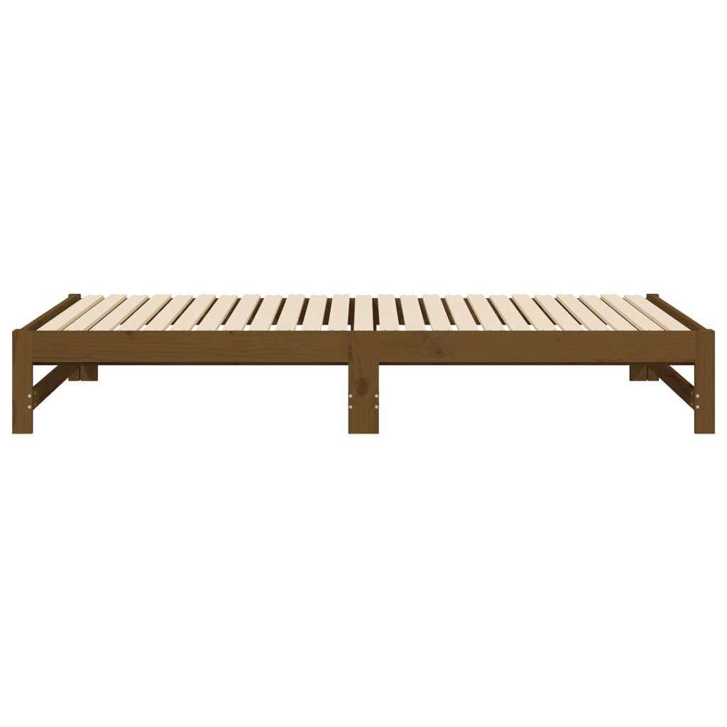 Dormeuse Estraibile Ambra 2x(80x200) cm Legno Massello di Pino 823412