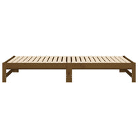 Dormeuse Estraibile Ambra 2x(80x200) cm Legno Massello di Pino 823412