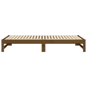 Dormeuse Estraibile Ambra 2x(80x200) cm Legno Massello di Pino 823412