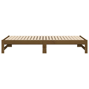 Dormeuse Estraibile Ambra 2x(90x190) cm Legno Massello di Pino 823417