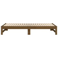 Dormeuse Estraibile Ambra 2x(75x190) cm Legno Massello di Pino 823422